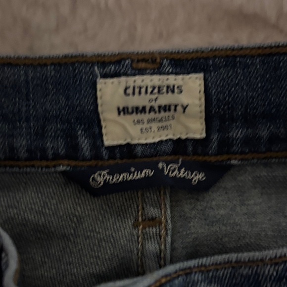 Citizens of Humanity Light Blue Distressed bootcut flare Jeans - Picture 8 of 9